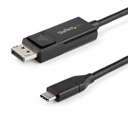 StarTech.com CDP2DP1MBD videokaapeli-adapteri 1 m DisplayPort USB Type-C Musta