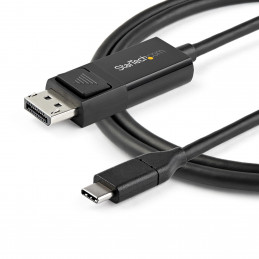 StarTech.com CDP2DP1MBD videokaapeli-adapteri 1 m DisplayPort USB Type-C Musta