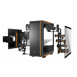 be quiet! Dark Base Pro 900 rev. 2 Full Tower Musta, Oranssi