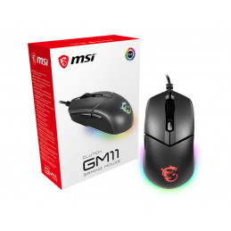 MSI Clutch GM11 hiiri Molempikätinen USB A-tyyppi Optinen 5000 DPI