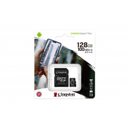 Kingston Technology Canvas Select Plus flash-muisti 128 GB MicroSDXC UHS-I Luokka 10