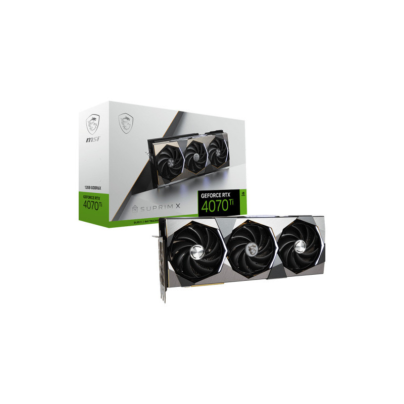 MSI RTX4070 Ti Suprim X NVIDIA GeForce RTX 4070 Ti 12 GB GDDR6X