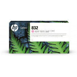 HP 832 1-liter Light Magenta Latex Ink Cartridge