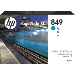 HP 849 400-ml Cyan PageWide XL Ink Cartridge