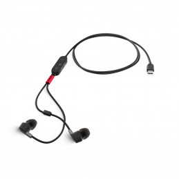 Lenovo 4XD1C99220 kuulokkeet ja kuulokemikrofoni Langallinen In-ear Musiikki Päivittäin USB Type-C Musta