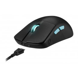 ASUS ROG Harpe Ace Aim Lab Edition hiiri Molempikätinen RF Wireless + Bluetooth + USB Type-A Optinen 36000 DPI