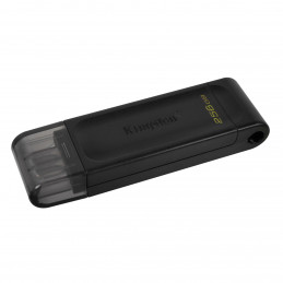 Kingston Technology 70 USB-muisti 256 GB USB Type-C 3.2 Gen 1 (3.1 Gen 1) Musta