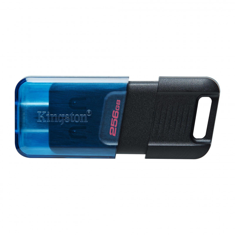 Kingston Technology DataTraveler 80 USB-muisti 256 GB USB Type-C 3.2 Gen 1 (3.1 Gen 1) Musta, Sininen