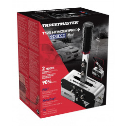 Thrustmaster TSS Handbrake Sparco Mod Musta, Ruostumaton teräs Käsijarru Analoginen PC, PlayStation 4, Xbox One
