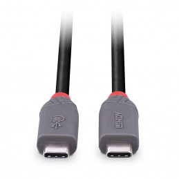 Lindy 36947 USB-kaapeli 0,8 m USB4 Gen 3x2 USB C Musta