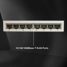 Lindy 25045 verkkokytkin Hallittu Gigabit Ethernet (10 100 1000) Power over Ethernet -tuki Hopea