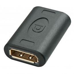 Lindy 41020 kaapelin sukupuolenvaihtaja DisplayPort Musta