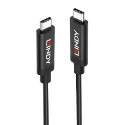 Lindy 43348 USB-kaapeli 3 m USB 3.2 Gen 2 (3.1 Gen 2) USB C Musta