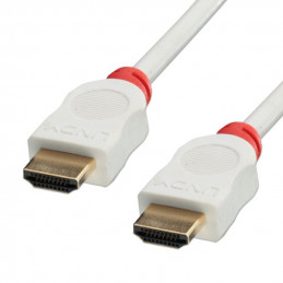 Lindy 41413 HDMI-kaapeli 3 m HDMI-tyyppi A (vakio) Punainen, Valkoinen