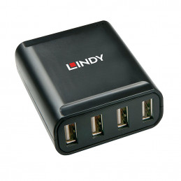 Lindy 42679 keskitin USB 2.0 Musta