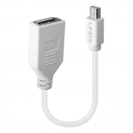 Lindy 41021 DisplayPort-kaapeli 0,15 m Mini DisplayPort Valkoinen