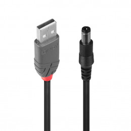 Lindy 70267 USB-kaapeli 1,5 m USB 2.0 USB A DC Musta