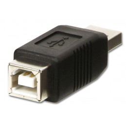 Lindy 71231 kaapelin sukupuolenvaihtaja USB A USB B Musta