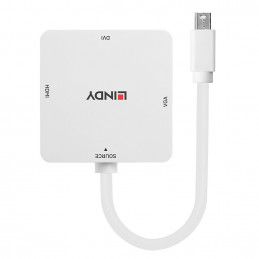 Lindy 41035 videokaapeli-adapteri 0,2 m Valkoinen