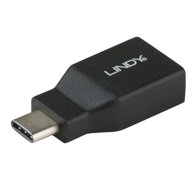 Lindy 41899 kaapelin sukupuolenvaihtaja USB 3.1-C USB 3.1-A Musta