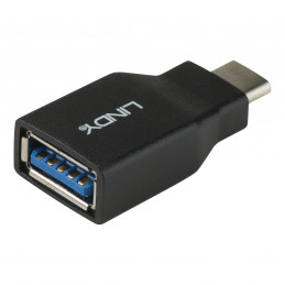 Lindy 41899 kaapelin sukupuolenvaihtaja USB 3.1-C USB 3.1-A Musta