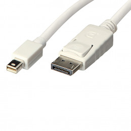 Lindy 41056 DisplayPort-kaapeli 1 m Mini DisplayPort Valkoinen