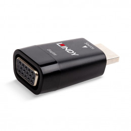 Lindy 38194 videokaapeli-adapteri HDMI-tyyppi A (vakio) VGA Musta