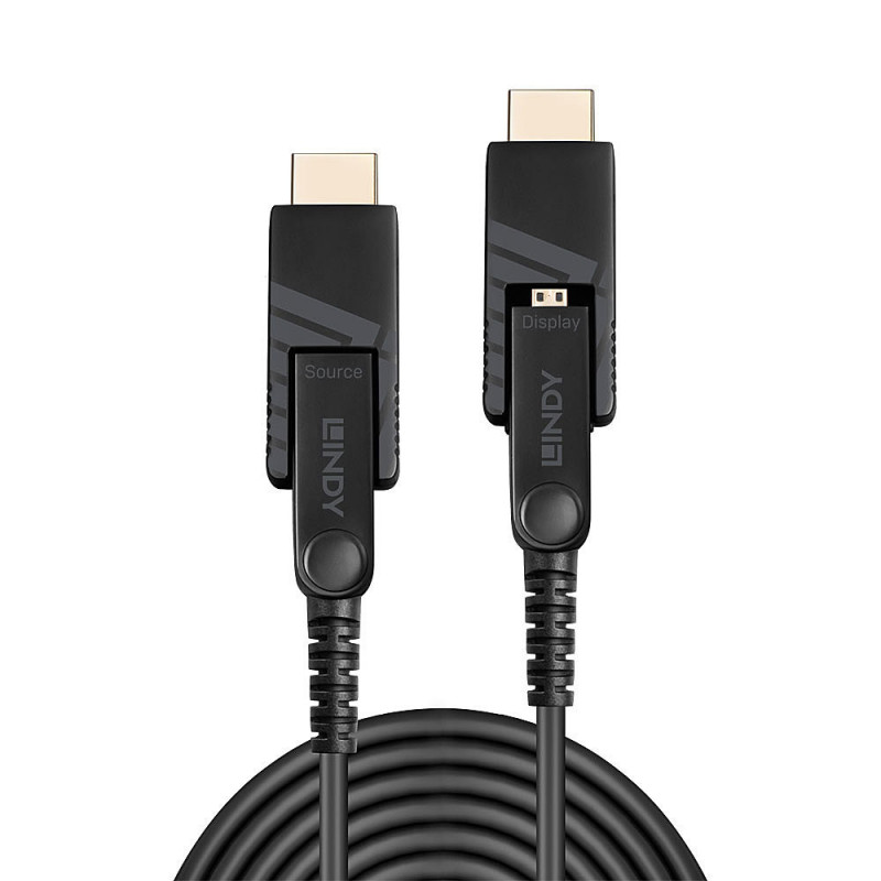 Lindy 38321 HDMI-kaapeli 20 m HDMI-tyyppi D (mikro) Musta