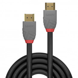 Lindy 36966 HDMI-kaapeli 7,5 m HDMI-tyyppi A (vakio) Musta, Harmaa