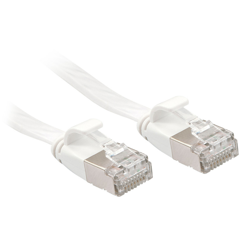 Lindy 47542 verkkokaapeli Valkoinen 2 m Cat6a U FTP (STP)