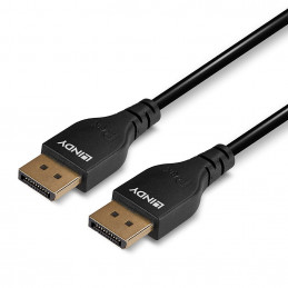 Lindy 36460 DisplayPort-kaapeli 0,5 m Musta
