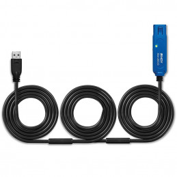 Lindy 43361 USB-kaapeli 20 m USB 3.2 Gen 1 (3.1 Gen 1) USB A Musta