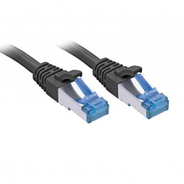 Lindy 47410 verkkokaapeli Musta 0,3 m Cat6a S FTP (S-STP)