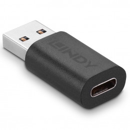 Lindy 41904 kaapelin sukupuolenvaihtaja USB 3.2 Type A USB 3.2 Type C Musta