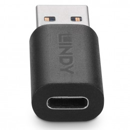 Lindy 41904 kaapelin sukupuolenvaihtaja USB 3.2 Type A USB 3.2 Type C Musta