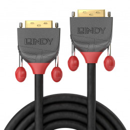 Lindy 36243 DVI-kaapeli 25 m DVI-D Musta