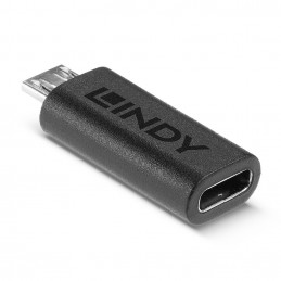 Lindy 41903 kaapelin sukupuolenvaihtaja USB Type C USB Type Micro-B Musta