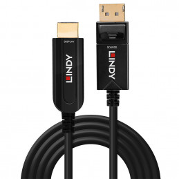 Lindy 38492 videokaapeli-adapteri 30 m DisplayPort HDMI-tyyppi A (vakio) Musta