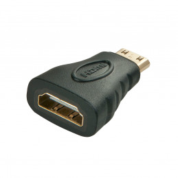 Lindy 41207 kaapelin sukupuolenvaihtaja HDMI Musta