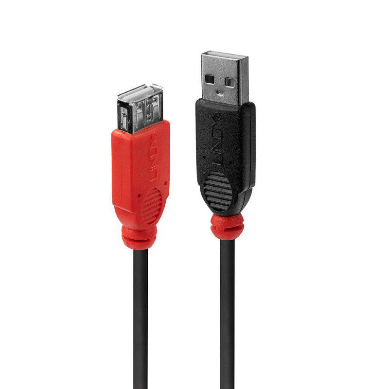 Lindy 42817 USB-kaapeli 5 m USB 2.0 USB A Musta