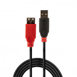 Lindy 42817 USB-kaapeli 5 m USB 2.0 USB A Musta