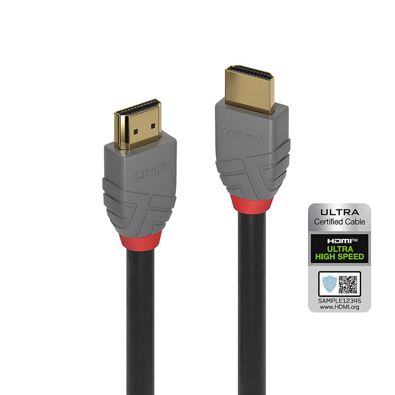 Lindy 36951 HDMI-kaapeli 0,5 m HDMI-tyyppi A (vakio) Musta