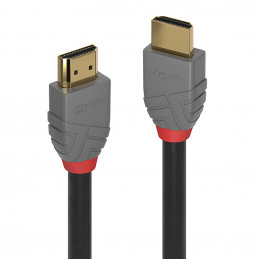 Lindy 36965 HDMI-kaapeli 5 m HDMI-tyyppi A (vakio) Musta, Harmaa