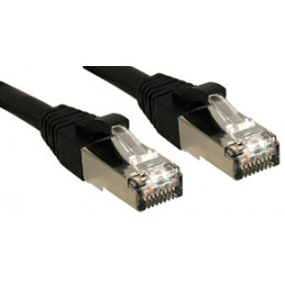 Lindy 45602 verkkokaapeli Musta 1 m Cat6 SF UTP (S-FTP)