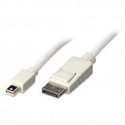 Lindy 41058 DisplayPort-kaapeli 3 m Mini DisplayPort Valkoinen