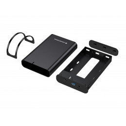 Conceptronic DANTE02B tallennusaseman kotelo HDD- SSD-kotelo Musta 2.5 3.5"