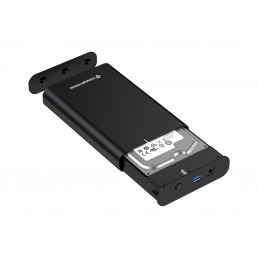 Conceptronic DANTE02B tallennusaseman kotelo HDD- SSD-kotelo Musta 2.5 3.5"