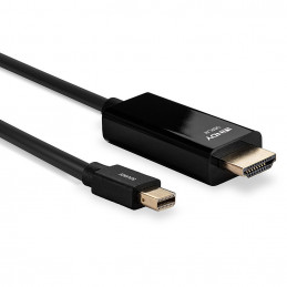 Lindy 36926 videokaapeli-adapteri 1 m HDMI-tyyppi A (vakio) Mini DisplayPort Musta