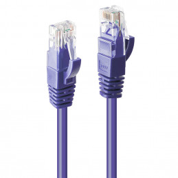 Lindy 48126 verkkokaapeli Violetti 7,5 m Cat6 U UTP (UTP)