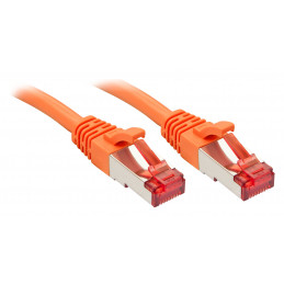 Lindy RJ-45 Cat.6 S FTP 1m verkkokaapeli Oranssi Cat6 S FTP (S-STP)